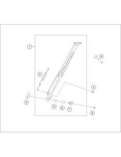 Side Stand, Rubber Strap (KTM/HVA/GG) 2