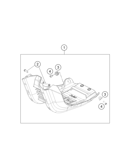 Protector de Motor Completo (Cubre Carter Factory) Original KTM/Husqvarna/GasGas St:70