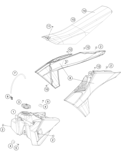 Fuel Tank (KTM/HVA/GG)