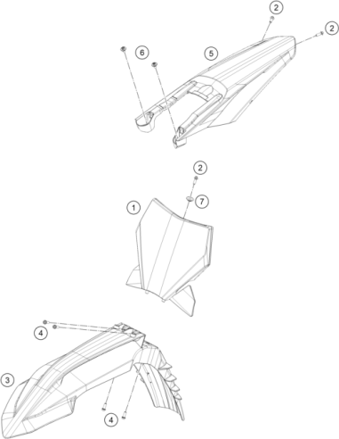 Rear Fender (KTM/HVA/GG)