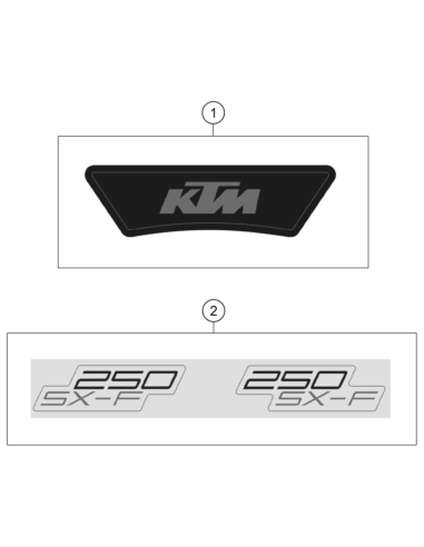 Sticker Start Number Plate (KTM/HVA/GG)