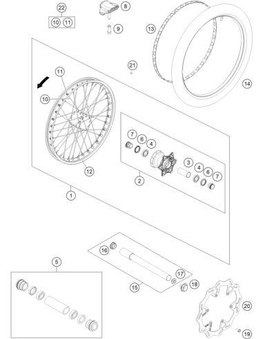 Tornillo de Collarin M20x1,5 Sw17 AL (KTM/HVA/GG)