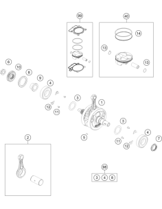 Crankshaft Cmpl. (KTM/HVA/GG)
