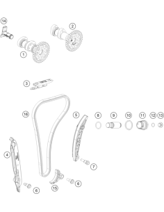 Exhaust Camshaft (KTM/HVA/GG)