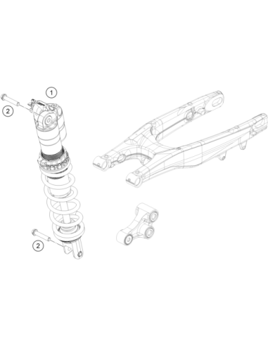 Monoshock 450xc-f / Fx450 / Ex450f (KTM/HVA/GG)...
