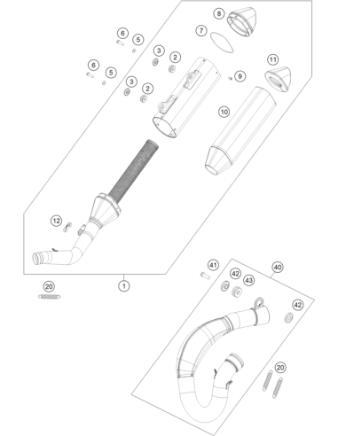 Manifold 350 SXF (KTM/HVA/GG)