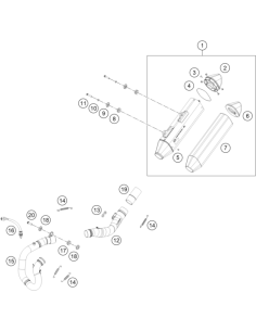 Manifold EXC / FE 350 (KTM/HVA/GG)