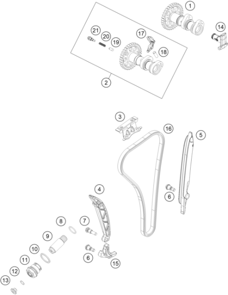Angle Piece, Engine Breather (KTM/HVA/GG)