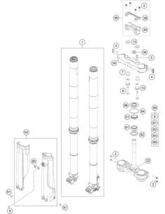 Handlebar Mount KIT D28mm-h36mm (KTM/HVA/GG) 2
