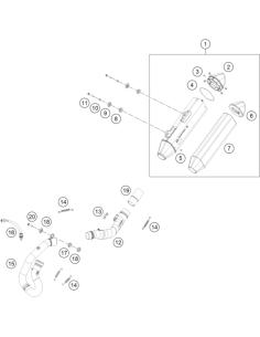 Manifold EXC / FE 450 (KTM/HVA/GG)
