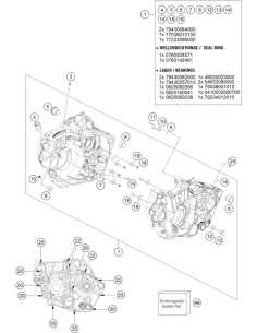 Engine Case Cpl. (KTM/HVA/GG)