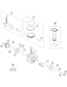 Crankshaft Cmpl. (KTM/HVA/GG)