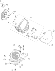 Clutch Cover Gasket External (KTM/HVA/GG)