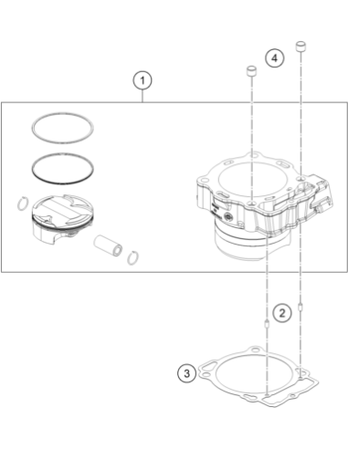 Cylinder & Piston (KTM/HVA/GG)