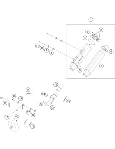 Manifold EXC / FE 500 (KTM/HVA/GG)