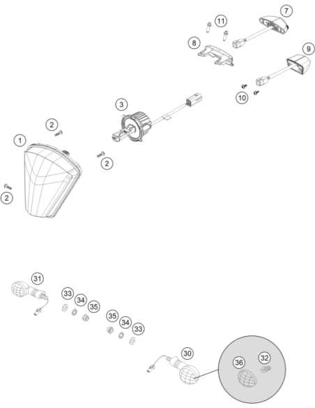 Led-unit (KTM/HVA/GG)