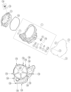 Clutch Cover Outside (KTM/HVA/GG)