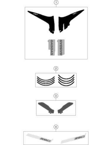 Decal SET Frame Protection (KTM/HVA/GG) St:70