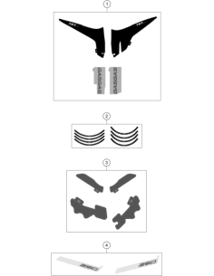 Decal KIT Frame Protection 24 (KTM/HVA/GG)