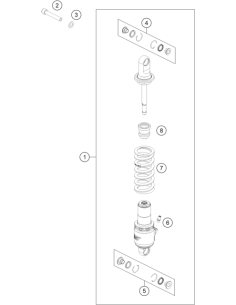 Spacer 3MM FÜR Feder 78,7n/mm (KTM/HVA/GG)