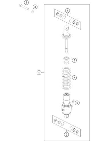 Shock Absorber Cmpl. Gasgas TXT GP 2024...