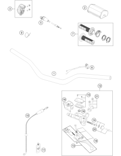 Handlebar PAD Cmpl. (KTM/HVA/GG) 2