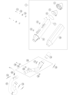 Silencer (KTM/HVA/GG) St:70