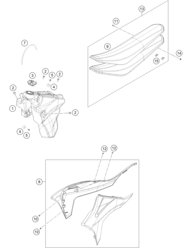 Seat Cover (KTM/HVA/GG)