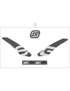 Graphic KIT Mc65 2023 (KTM/HVA/GG)