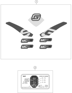 Graphics KIT Mc-e  2023 (KTM/HVA/GG)