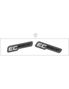 Kit de Etiquetas Laterales Original GasGas EC 250F