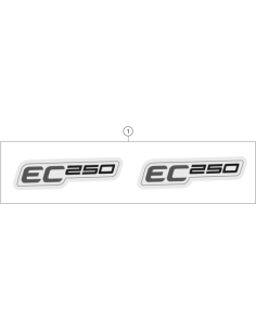 Decal SET EC 250 2021 (KTM/HVA/GG)