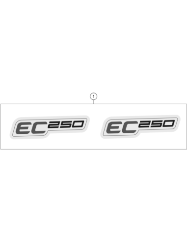Decal SET EC 250 2021 (KTM/HVA/GG)