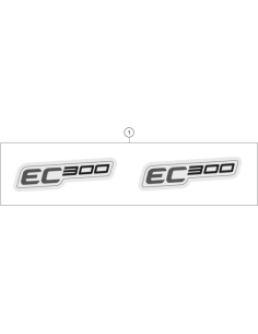 Decal SET EC 300 2021 (KTM/HVA/GG)