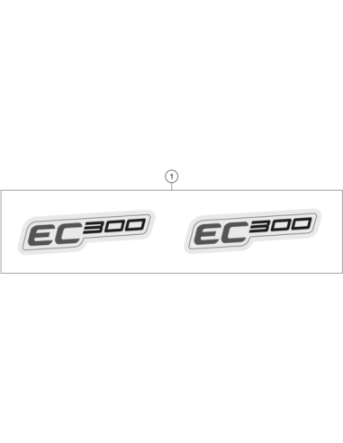 Decal SET EC 300 2021 (KTM/HVA/GG)