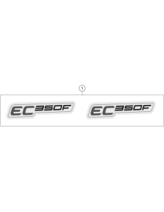Decal SET EC 350F 2021 (KTM/HVA/GG)
