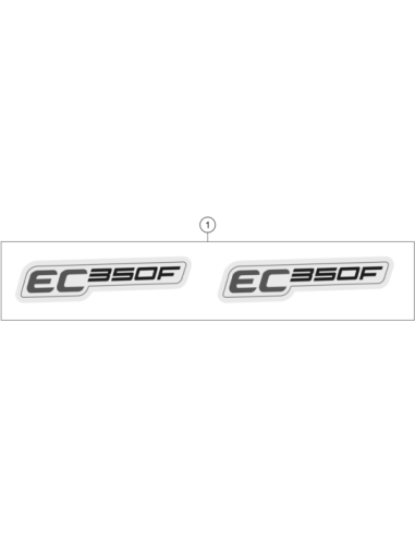 Decal SET EC 350F 2021 (KTM/HVA/GG)