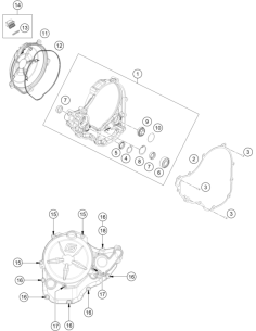 Outer Clutch Cover (KTM/HVA/GG)