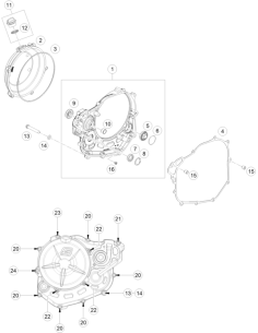 Outer Clutch Cover (KTM/HVA/GG)