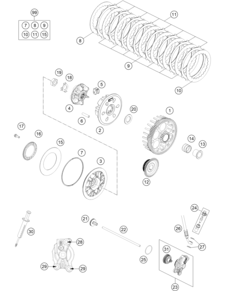 KIT Piston (KTM/HVA/GG) St:70