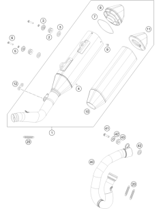 Manifold MC 450 F (KTM/HVA/GG)