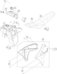 Fuel Tank (KTM/HVA/GG)