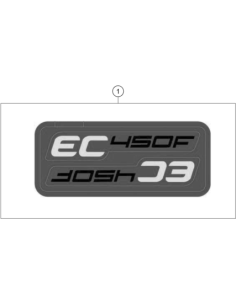 Displacement Sticker SET EC 450F US (KTM/HVA/GG) 2