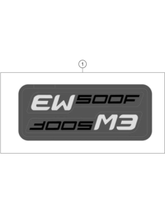 Displacement Sticker SET EW 500F (KTM/HVA/GG) 2