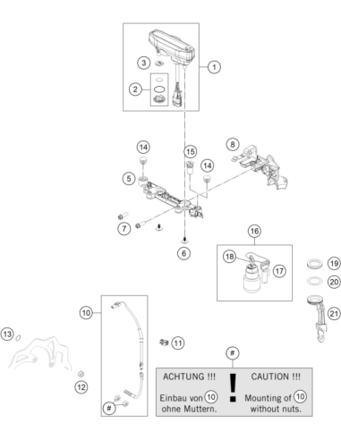 Ignition AND Steering Lock (KTM/HVA/GG)