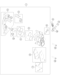 Brake PAD Component (KTM/HVA/GG)