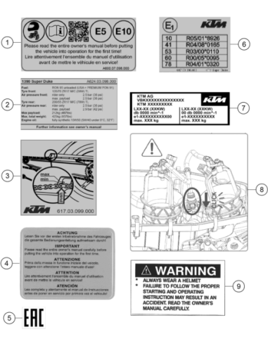 AIR Filter BOX Sticker (KTM/HVA/GG)