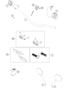 Mounting Kit, Handguard Support (KTM/HVA/GG) 2
