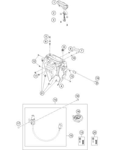 Lock SET (KTM/HVA/GG)