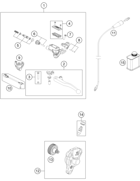 Repair KIT FOR Clutch Slave Cylinder (KTM/HVA/GG)